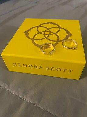 Kendra Scott Hoop Earrings Never Worn